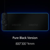 Wireless Charging Mouse Pad Gamer Mousepad Oversized RGB Luminous Desk Mat Computer Laptop Keyboard Non-slip Glowing LED Cushion