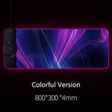 Wireless Charging Mouse Pad Gamer Mousepad Oversized RGB Luminous Desk Mat Computer Laptop Keyboard Non-slip Glowing LED Cushion