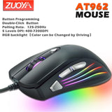 Wired RGB Gaming Mouse Adjustable DPI With Backlight