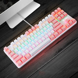 87 Keys Anti-Ghosting Blue Switch Mechanical Gaming Keyboard
